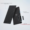 OMOTON Ultra-Slim Wireless Keyboard for Mac (MacOS 10.10+), Compact Size | Stable Bluetooth Connection, Ergonomic Tilt Angel, Auto Sleep Energy Saving & Portable for Business Trip, Black(Black)