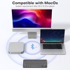 OMOTON Ultra-Slim Wireless Keyboard for Mac (MacOS 10.10+), Compact Size | Stable Bluetooth Connection, Ergonomic Tilt Angel, Auto Sleep Energy Saving & Portable for Business Trip, Black(Graphite Black & Gray)