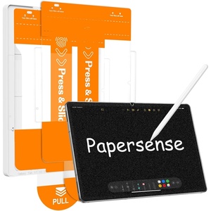 OMOTON PAPERSENSE Screen Protector for Galaxy Tab S10 FE (11& 10.9 inch) | also for S9FE/S10/S10LITE/S9/S9 FE/S8/S7, Paper Feel Writing, Matte, S Pen / Case Compatible, Tray Install, 2 Pack