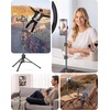 OMOTON 65″ Tablet Floor Stand Tripod for iPad with Remote, 360°Phone Holder