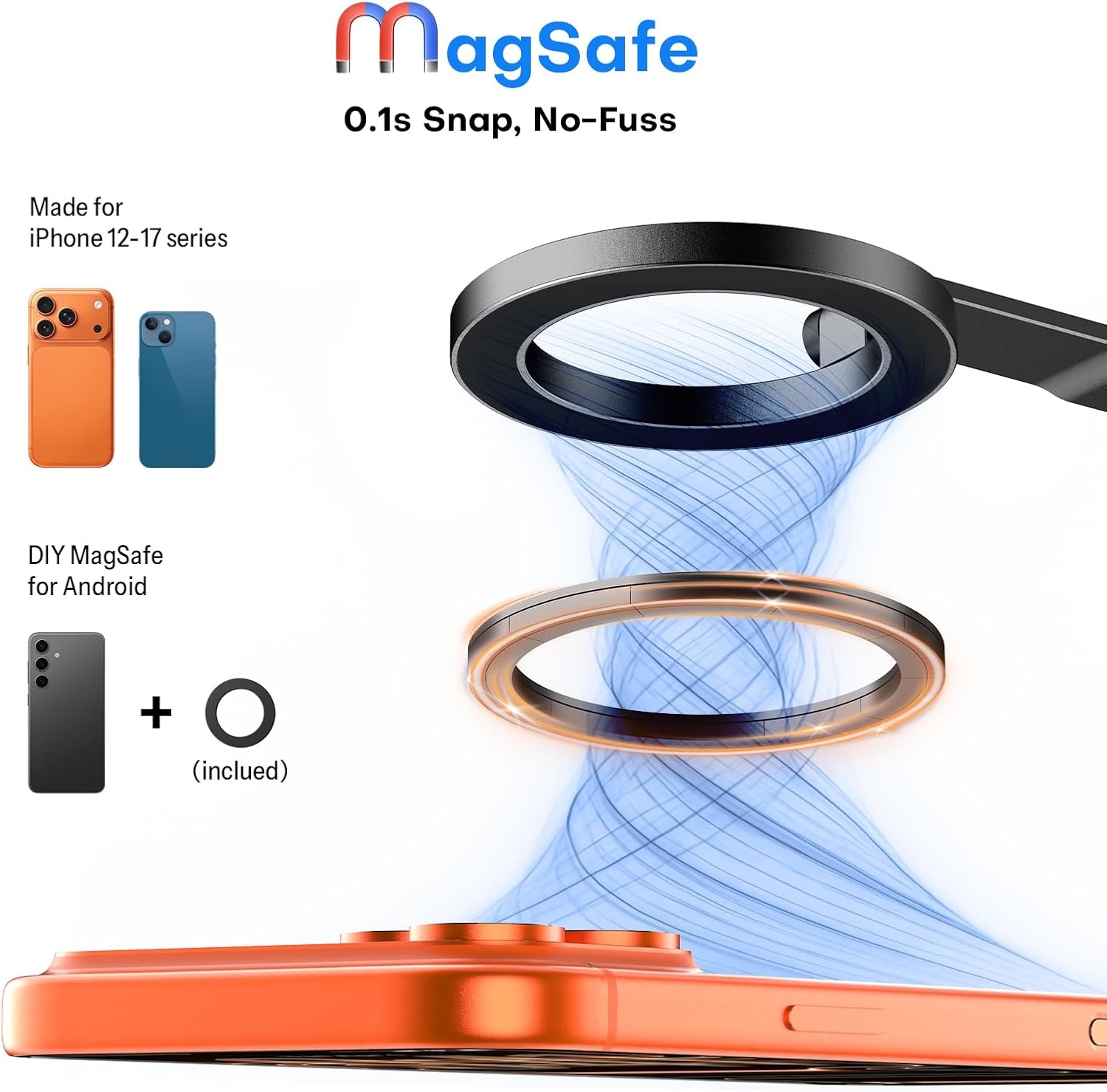image:imageOMOTON Magnetic Phone Tripod for iPhone 18Duo with ArcaSwiss amp 14 Screw