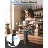 OMOTON TP02-Pro-CK Magnetic Phone Holder Kit with Fill Light & 2 Remotes(1-Black)