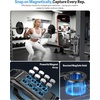 OMOTON TP02-Pro-CK Magnetic Phone Holder Kit with Fill Light & 2 Remotes(1-Black)