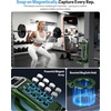 OMOTON TP02-Pro-CK Magnetic Phone Holder Kit with Fill Light & 2 Remotes(5-Green)