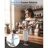 OMOTON TP02-Pro-CK Magnetic Phone Holder Kit with Fill Light & 2 Remotes(6-Silver)