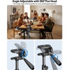 OMOTON TP02-Pro-CK Magnetic Phone Holder Kit with Fill Light & 2 Remotes(8-2-Black PK)