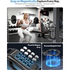OMOTON TP02-Pro-CK Magnetic Phone Holder Kit with Fill Light & 2 Remotes(8-Black BK)