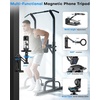 OMOTON TP02-Pro-CK Magnetic Phone Holder Kit with Fill Light & 2 Remotes(9-Black Ultra)