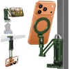 OMOTON TP02-Pro-CK Magnetic Phone Holder Kit with Fill Light & 2 Remotes(5-Green)