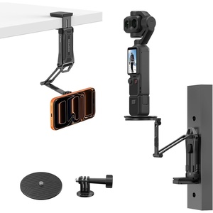 OMOTON TP02-Pro-CK Magnetic Phone Holder Kit with Fill Light & 2 Remotes(9-Black Ultra)