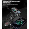 Nulaxy 1.8″ Color Screen 48W Bluetooth 5.4 Car Adapter FM Transmitter