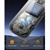 Nulaxy Airplane Bluetooth Adapter 2-in-1 Transmitter Receiver with Screen(B-Glossy Black)
