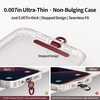 saxsion Phone Tether Tab & Lanyard Tab, 360° Swivel Clip – Ultra Thin Stainless Steel Universal Patch for All Phone Cases(Burgundy*2)